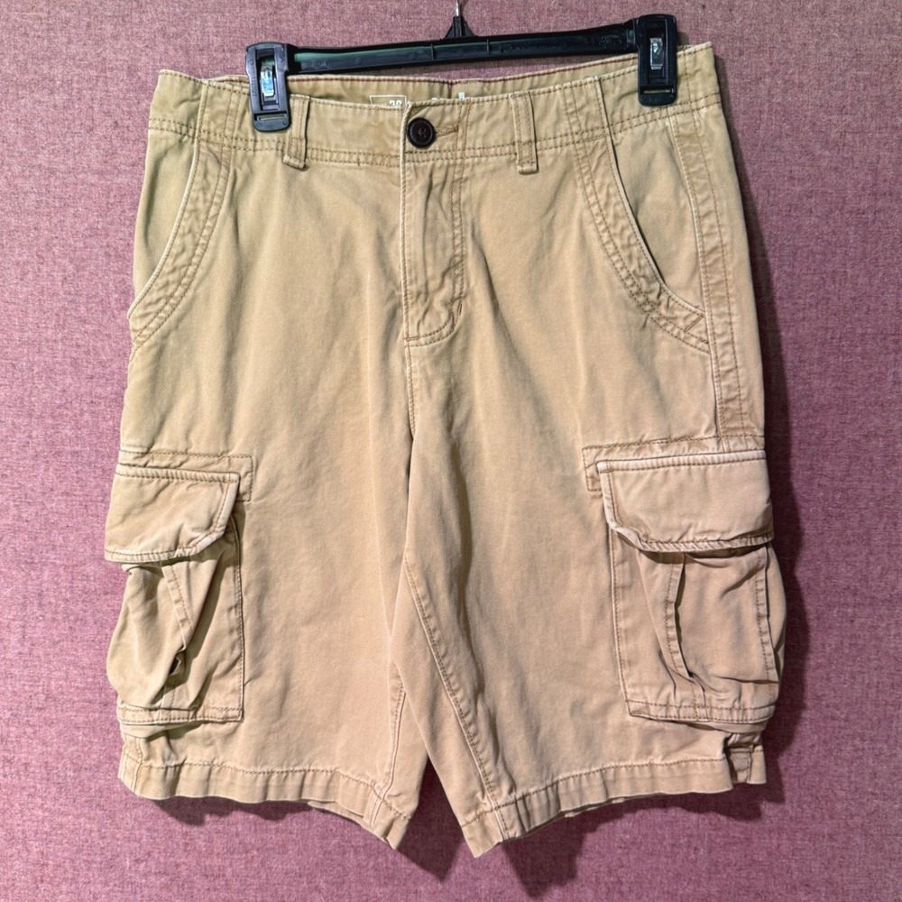 Urban Pipeline Cargo Shorts Mens 30 Khaki Beige Cotton Classic Length‎ Utility